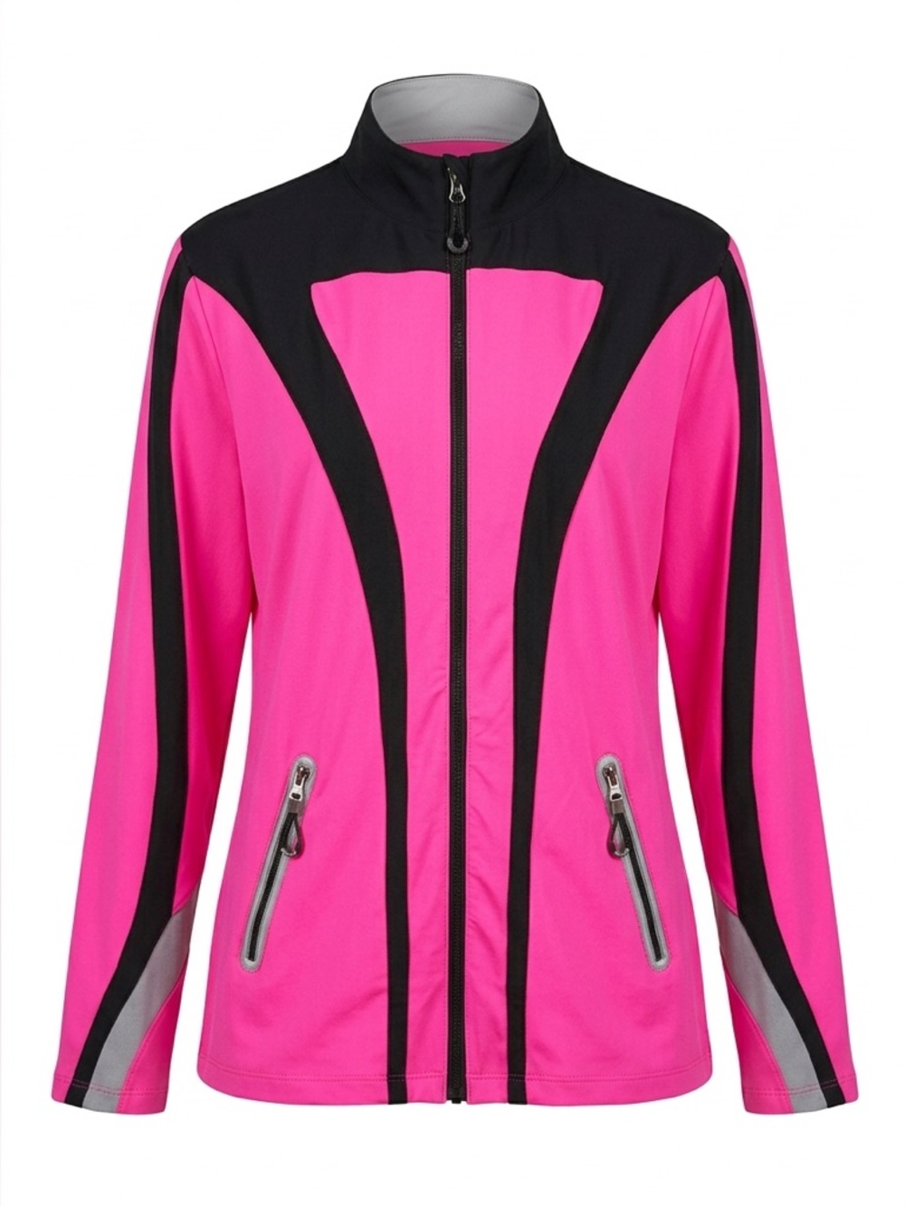 jamie sadock Activewear Black and Magenta Fitness Top nwt